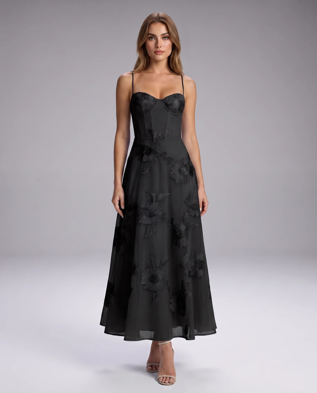 Verity Midi Dresses — Black