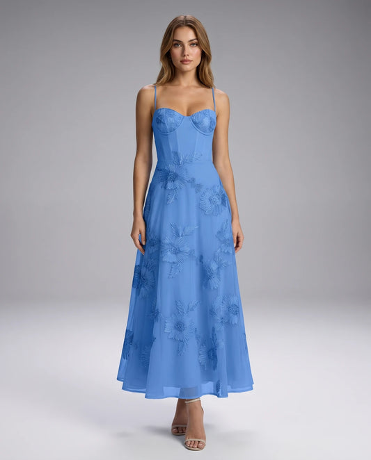 Verity Midi Dresses — Blue