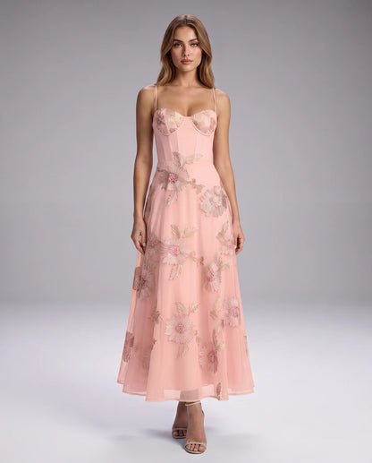 Verity Midi Dresses — Pink