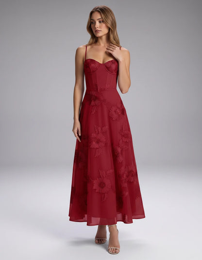 Verity Midi Dresses — Red | SKU: RB-563d85-red-2,RB-563d85-red-4,RB-563d85-red-6,RB-563d85-red-8,RB-563d85-red-10,RB-563d85-red-12,RB-563d85-red-14,RB-563d85-red-16,RB-563d85-red-16W,RB-563d85-red-18W,RB-563d85-red-20W,RB-563d85-red-22W