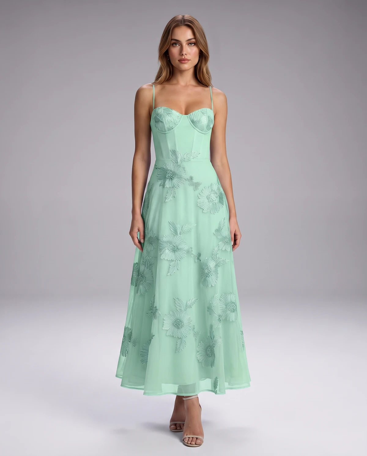 Verity Midi Dresses — Sage