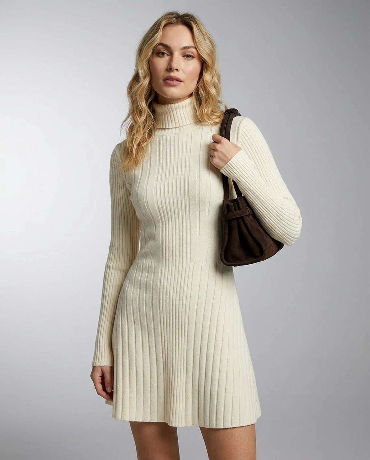 Vespertine Mini Dresses — Apricot color