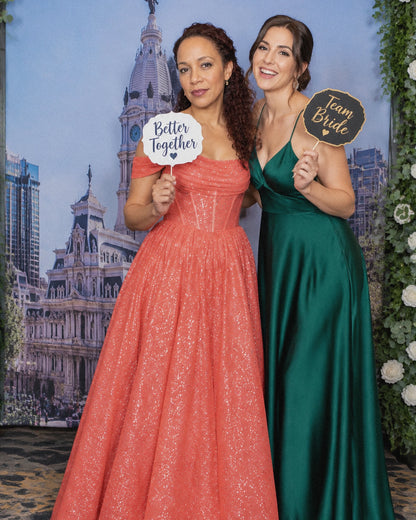 Coral Glitter Tulle Off-Shoulder Corset Ball Gown Maxi Dress | Ramblion | SKU: VMD-583194726408315-CORAL-L,VMD-583194726408315-CORAL-M,VMD-583194726408315-CORAL-S,VMD-583194726408315-CORAL-XL,VMD-583194726408315-CORAL-XS