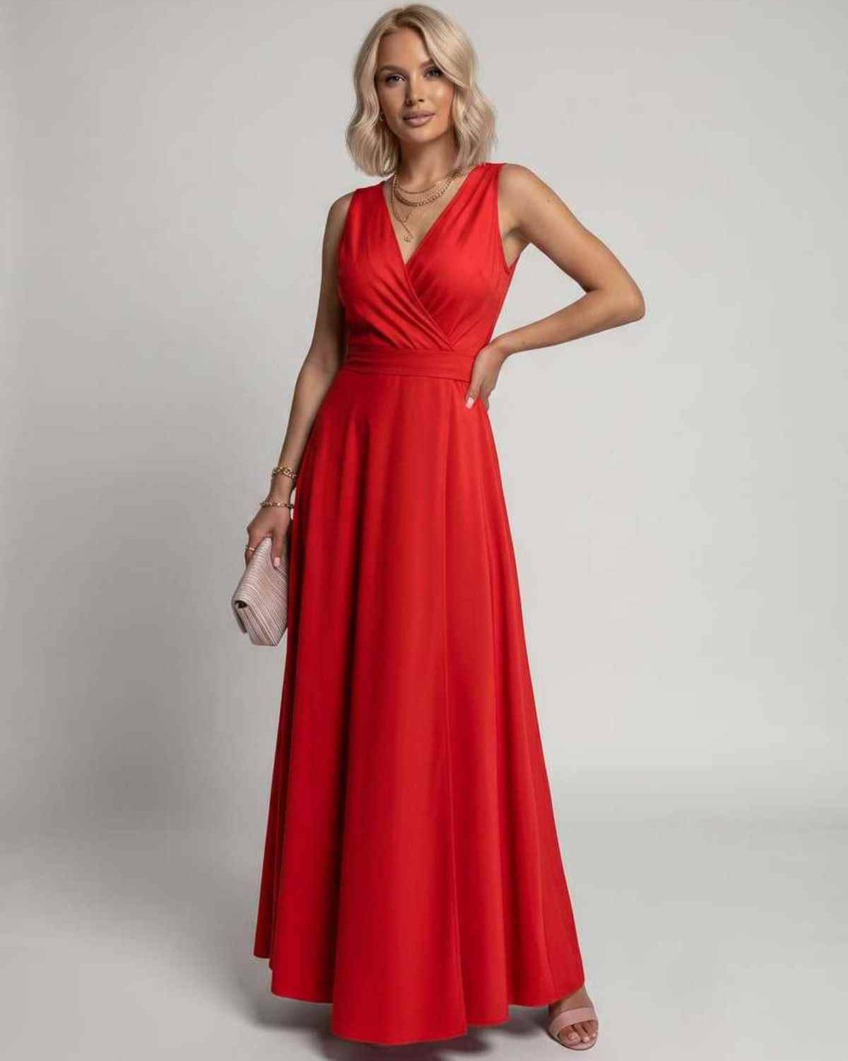 Ramblion Vita maxi dress — v-neck neckline · styled view 14 · styled for prom season