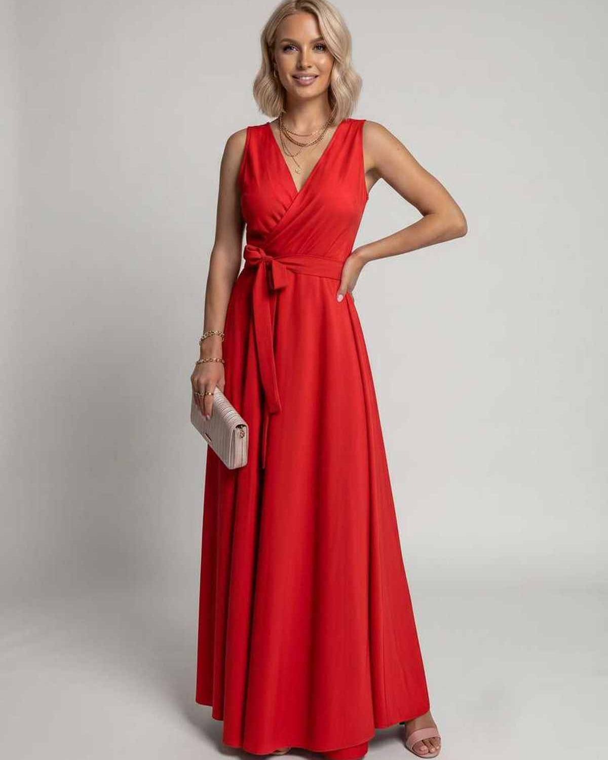 Ramblion Vita maxi dress — v-neck neckline · styled view 18 · styled for prom season