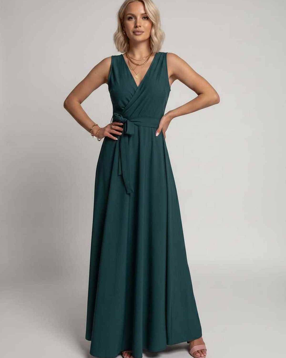 Ramblion Vita maxi dress — v-neck neckline · styled view 20 · styled for prom season