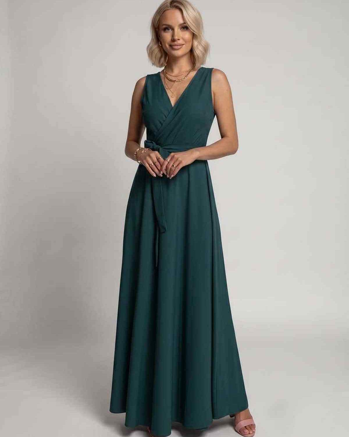 Ramblion Vita maxi dress — v-neck neckline · styled view 24 · styled for prom season