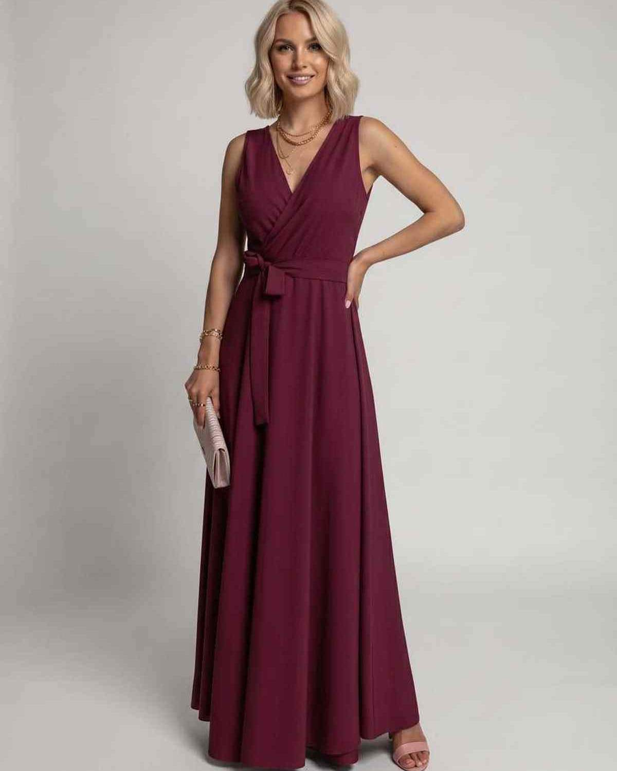 Ramblion Vita maxi dress — v-neck neckline · styled view 27 · styled for prom season
