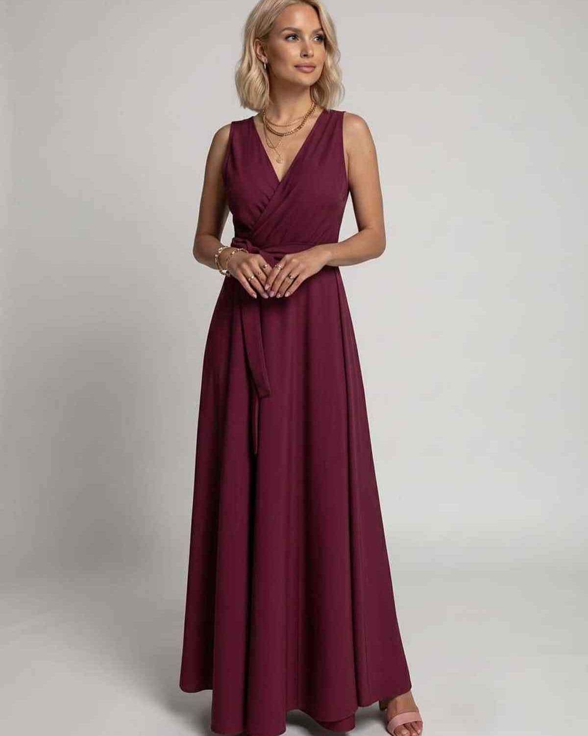 Ramblion Vita maxi dress — v-neck neckline · styled view 30 · styled for prom season