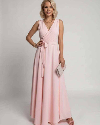 Ramblion Vita maxi dress — v-neck neckline · styled view 38 · styled for prom season
