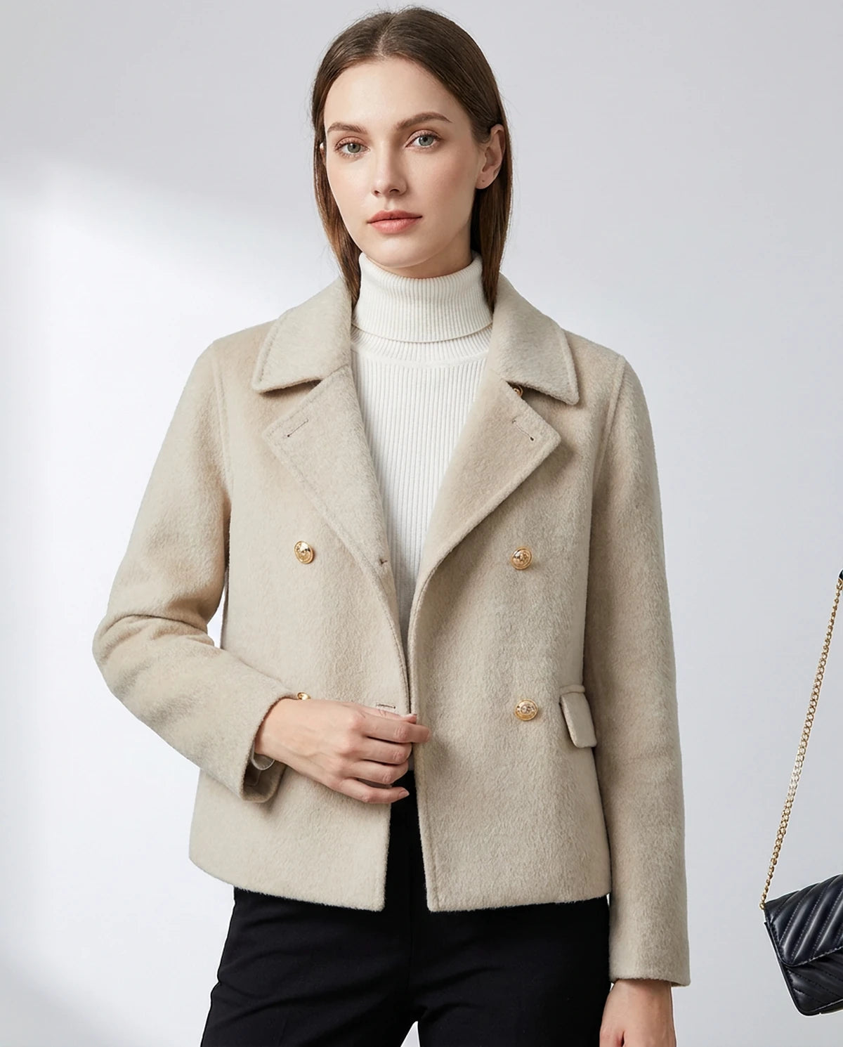 Vittoria Jackets — Milky White