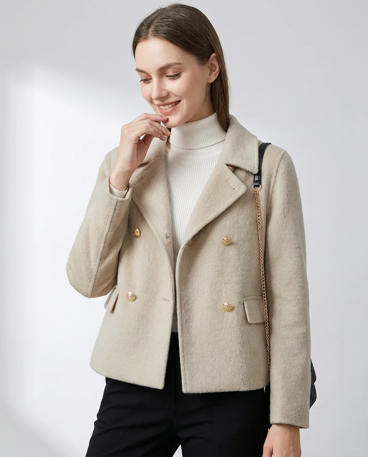 Vittoria Jackets — Milky White | SKU: RB-ed08db-milkywf9-XS,RB-ed08db-milkywf9-S,RB-ed08db-milkywf9-M,RB-ed08db-milkywf9-L,RB-ed08db-milkywf9-XL