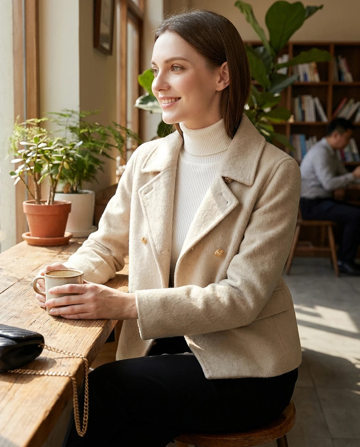 Vittoria Jackets — Milky White | SKU: RB-ed08db-milkywf9-XS,RB-ed08db-milkywf9-S,RB-ed08db-milkywf9-M,RB-ed08db-milkywf9-L,RB-ed08db-milkywf9-XL