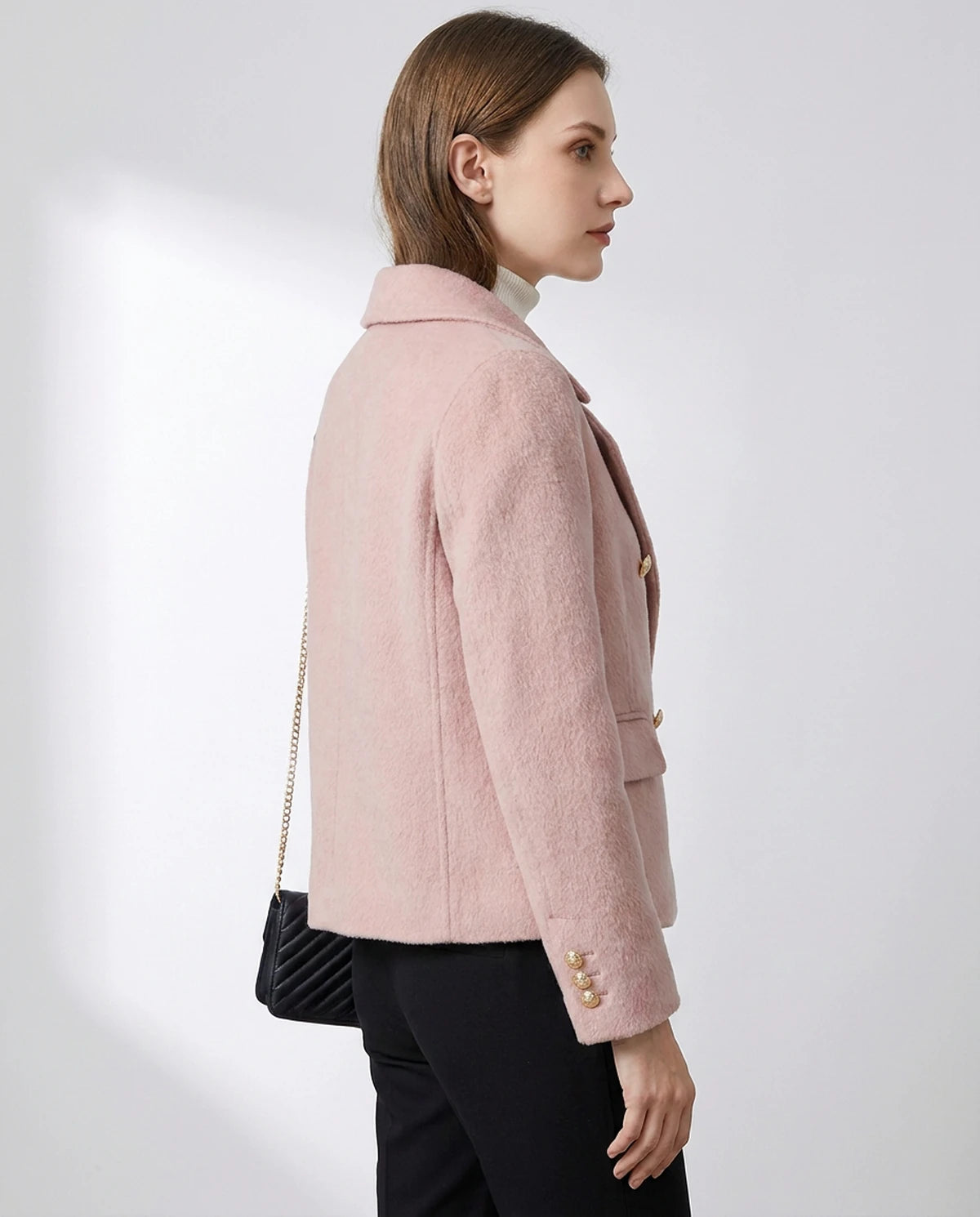 Vittoria Jackets — Pink | SKU: RB-ed08db-pink-XS,RB-ed08db-pink-S,RB-ed08db-pink-M,RB-ed08db-pink-L,RB-ed08db-pink-XL