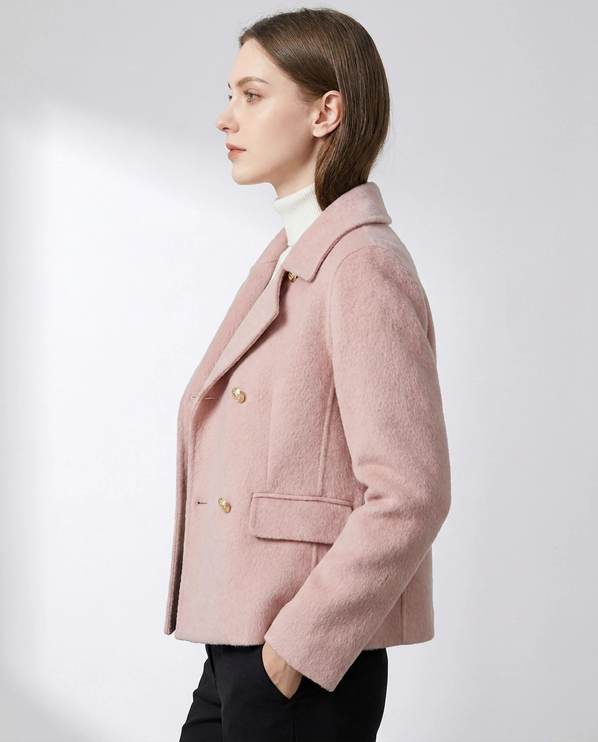 Vittoria Jackets — Pink | SKU: RB-ed08db-pink-XS,RB-ed08db-pink-S,RB-ed08db-pink-M,RB-ed08db-pink-L,RB-ed08db-pink-XL