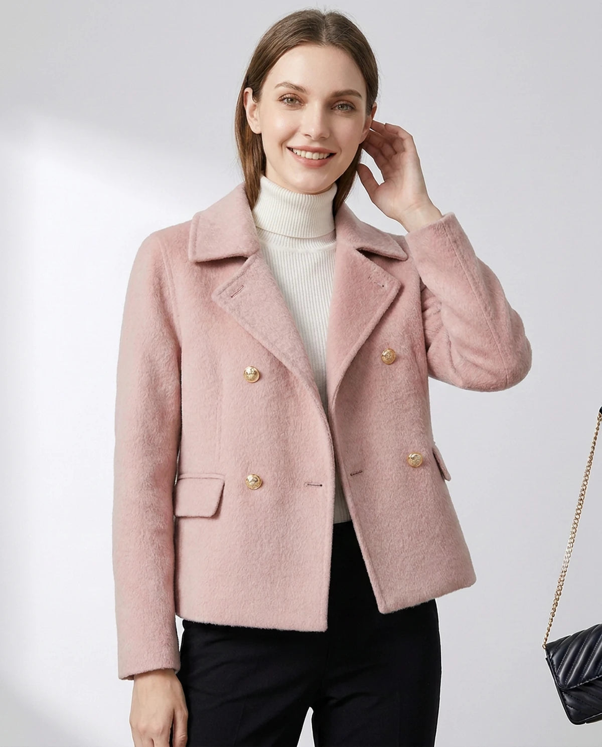 Vittoria Jackets — Pink | SKU: RB-ed08db-pink-XS,RB-ed08db-pink-S,RB-ed08db-pink-M,RB-ed08db-pink-L,RB-ed08db-pink-XL