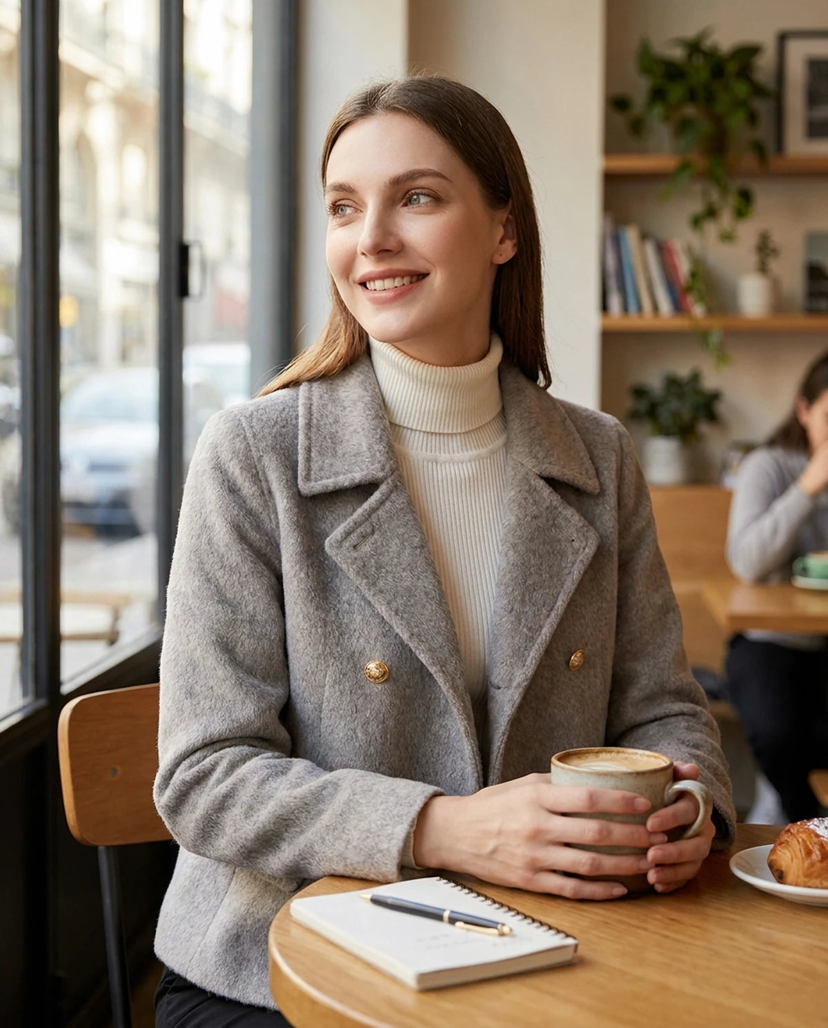 Vittoria Jackets — Smoky gray | SKU: RB-ed08db-smokyg17-XS,RB-ed08db-smokyg17-S,RB-ed08db-smokyg17-M,RB-ed08db-smokyg17-L,RB-ed08db-smokyg17-XL