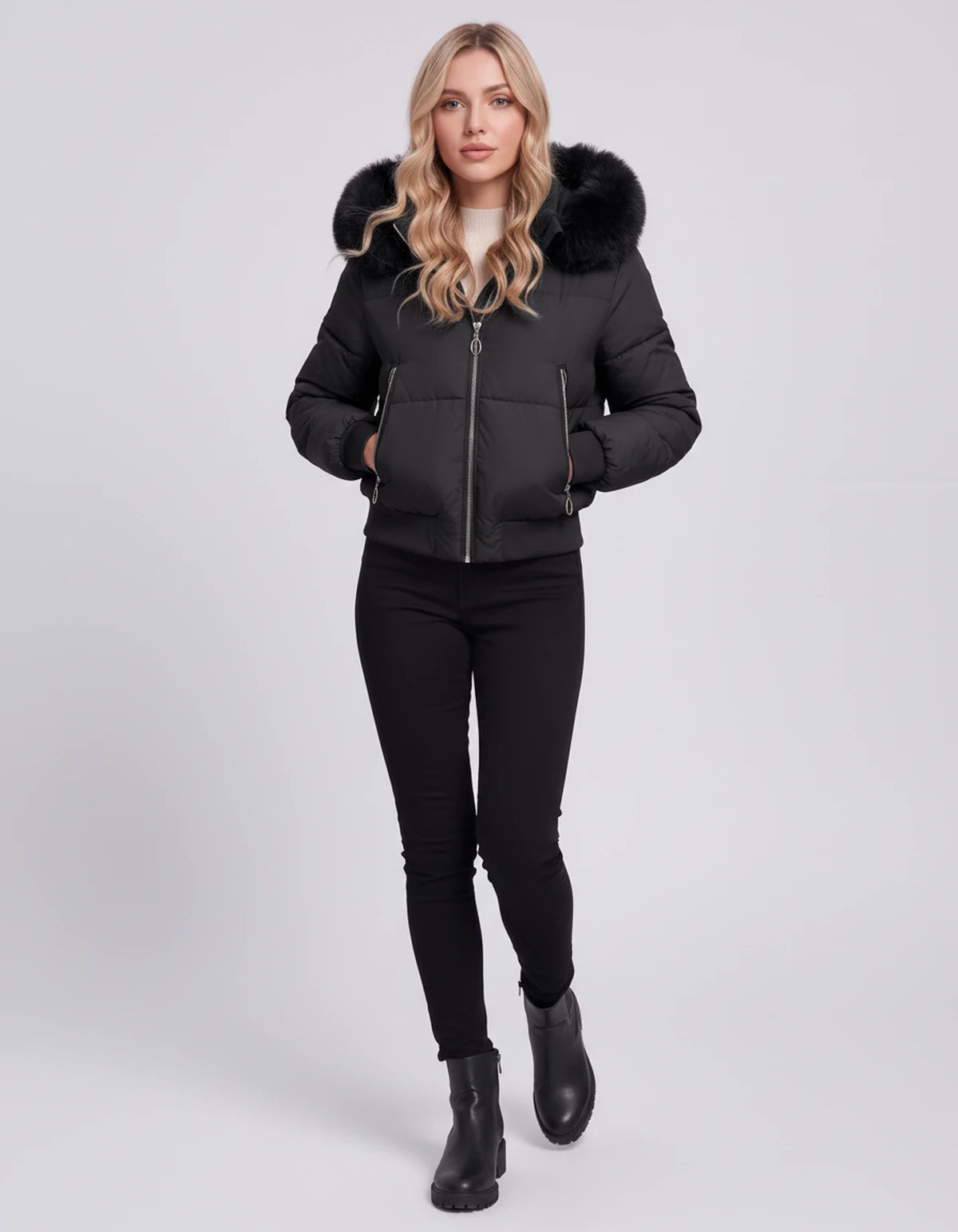 Vivienne Jackets — Black | SKU: RB-bc2950-black-XS,RB-bc2950-black-S,RB-bc2950-black-M,RB-bc2950-black-L,RB-bc2950-black-XL,RB-bc2950-black-2XL