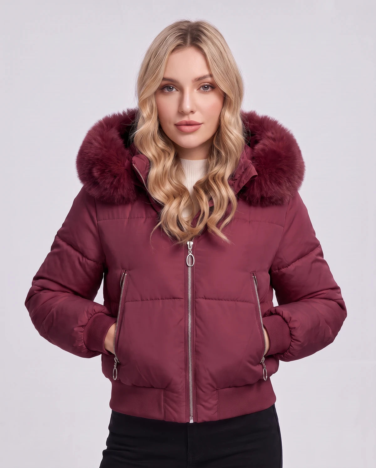 Vivienne Jackets — Burgundy