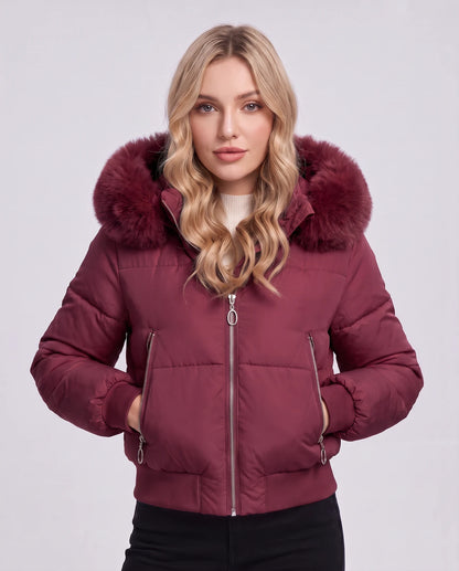 Vivienne Jackets — Burgundy