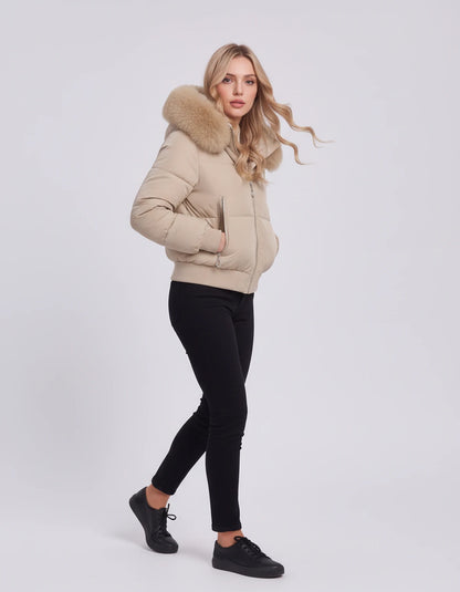 Vivienne Jackets — Khaki | SKU: RB-bc2950-khaki-XS,RB-bc2950-khaki-S,RB-bc2950-khaki-M,RB-bc2950-khaki-L,RB-bc2950-khaki-XL,RB-bc2950-khaki-2XL