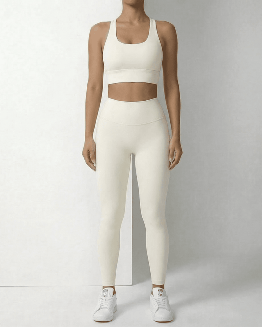 Vuma Leggings by RAMBLION in white, featuring premium fabric for comfort, perfect for workouts or casual wear.