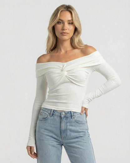White Cotton Top, front view | Ramblion | SKU: MT-48291-white-L-5543,MT-48291-white-M-1003,MT-48291-white-S-6713,MT-48291-white-XL-8582,MT-48291-white-XS-8706