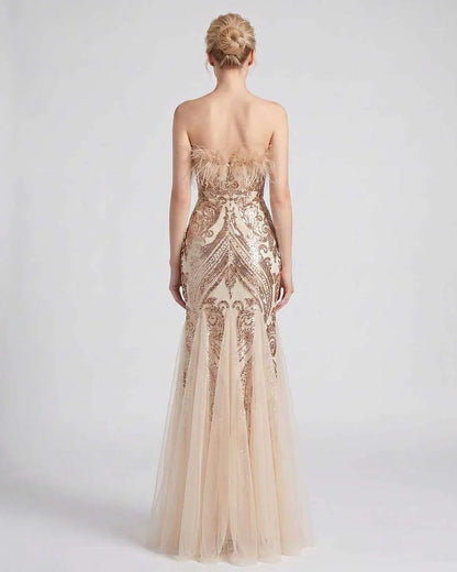 White,purple,gold,red,silver,black,pink,green Mermaid Asymmetric Sleeveless Maxi Dress | Evening Events & Cocktail Parties, b | SKU: RB-77F79C-GOLD-L,RB-77F79C-GOLD-M,RB-77F79C-GOLD-S,RB-77F79C-GOLD-XL,RB-77F79C-GOLD-XS