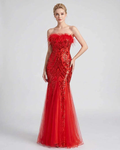 White,purple,gold,red,silver,black,pink,green Mermaid Asymmetric Sleeveless Maxi Dress | Evening Events & Cocktail Parties, f