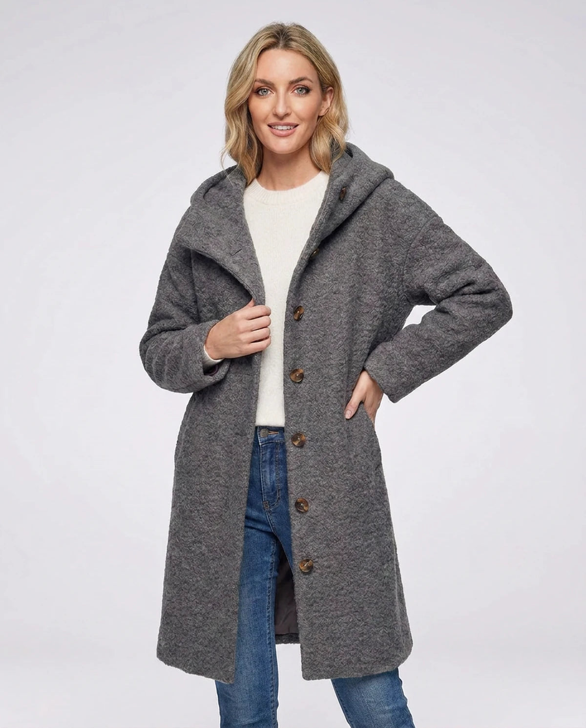 Wisteria Jackets — Grey | SKU: RB-e6d000-grey-XS,RB-e6d000-grey-S,RB-e6d000-grey-M,RB-e6d000-grey-L,RB-e6d000-grey-XL,RB-e6d000-grey-2XL