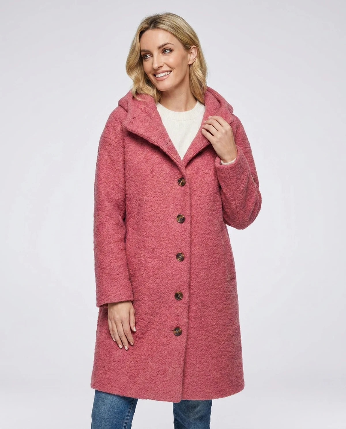 Wisteria Jackets — Rose Red | SKU: RB-e6d000-rosered-XS,RB-e6d000-rosered-S,RB-e6d000-rosered-M,RB-e6d000-rosered-L,RB-e6d000-rosered-XL,RB-e6d000-rosered-2XL
