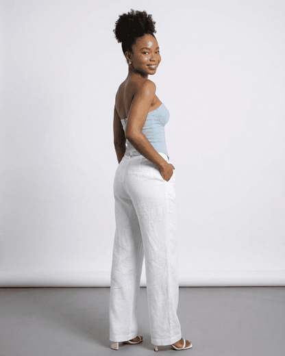 Blue Cotton Square Neck Sleeveless Set, side view | Ramblion | SKU: DCT-43092-blue-L-7836,DCT-43092-blue-M-934,DCT-43092-blue-S-4709,DCT-43092-blue-XL-7172,DCT-43092-blue-XS-3949