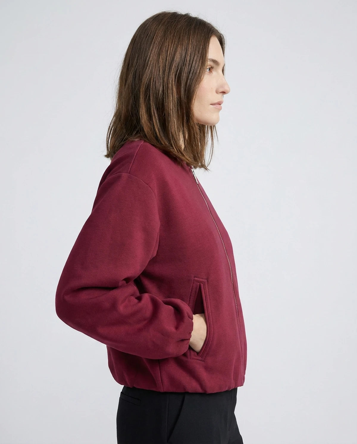 Ysolde Jackets — Burgundy | SKU: RB-eb26ce-burgundy-XS,RB-eb26ce-burgundy-S,RB-eb26ce-burgundy-M,RB-eb26ce-burgundy-L