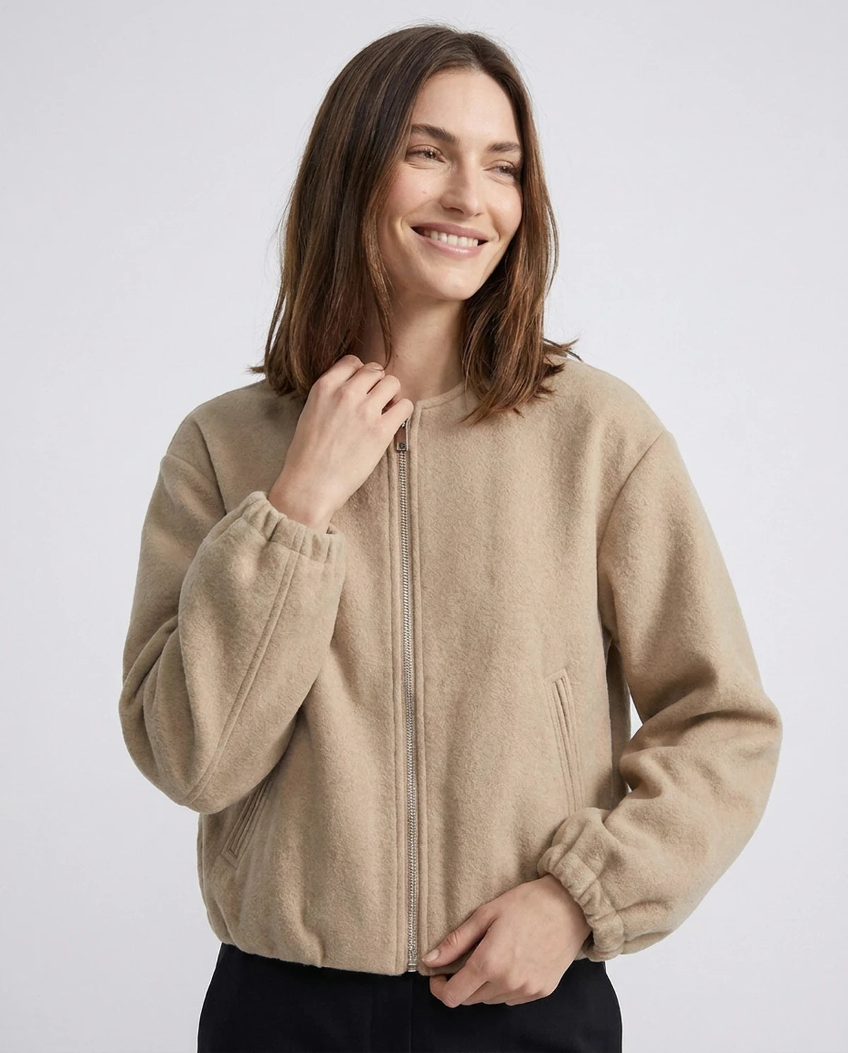 Ysolde Jackets — Khaki | SKU: RB-eb26ce-khaki-XS,RB-eb26ce-khaki-S,RB-eb26ce-khaki-M,RB-eb26ce-khaki-L