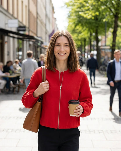 Ysolde Jackets — Red | SKU: RB-eb26ce-red-XS,RB-eb26ce-red-S,RB-eb26ce-red-M,RB-eb26ce-red-L