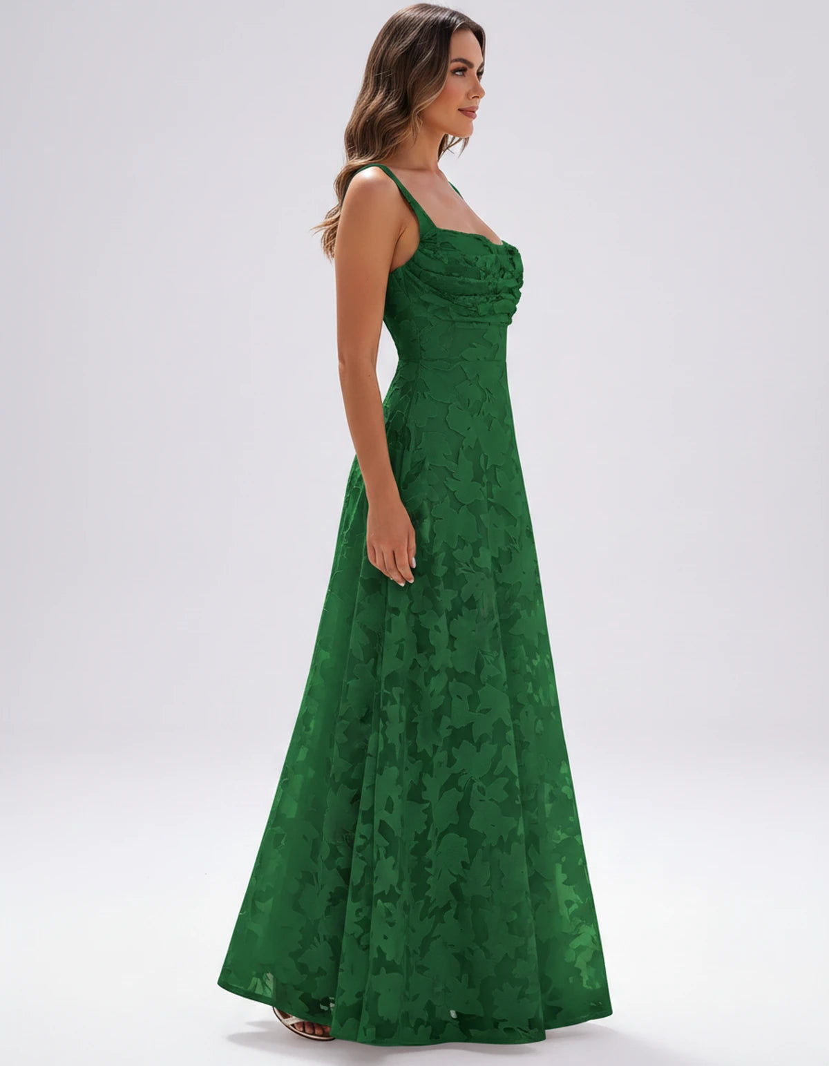 Zephyrine Maxi Dresses — Green | SKU: RB-723142-green-2,RB-723142-green-4,RB-723142-green-6,RB-723142-green-8,RB-723142-green-10,RB-723142-green-12,RB-723142-green-14,RB-723142-green-16,RB-723142-green-16W,RB-723142-green-18W,RB-723142-green-20W,RB-723142-green-22W