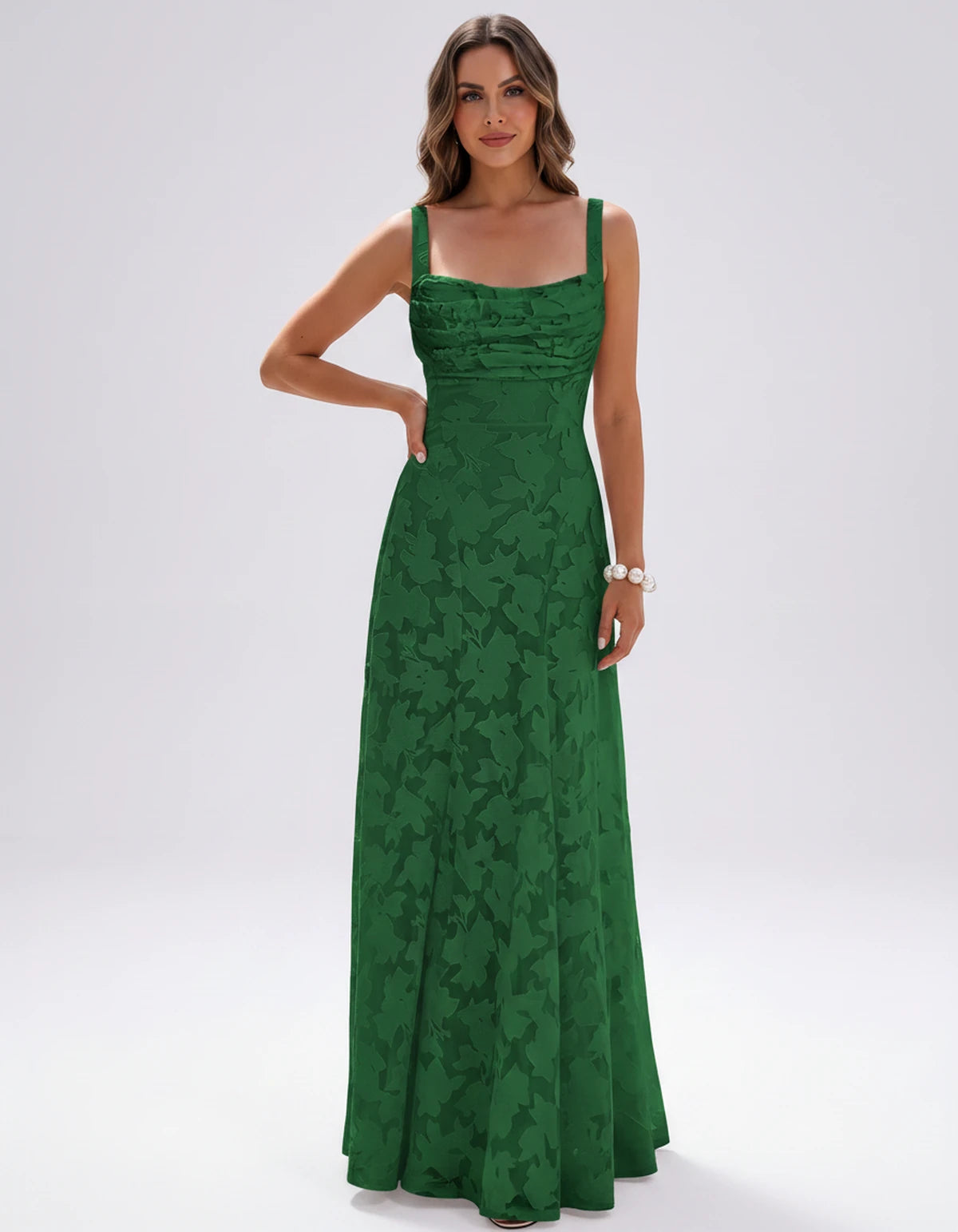 Zephyrine Maxi Dresses — Green | SKU: RB-723142-green-2,RB-723142-green-4,RB-723142-green-6,RB-723142-green-8,RB-723142-green-10,RB-723142-green-12,RB-723142-green-14,RB-723142-green-16,RB-723142-green-16W,RB-723142-green-18W,RB-723142-green-20W,RB-723142-green-22W