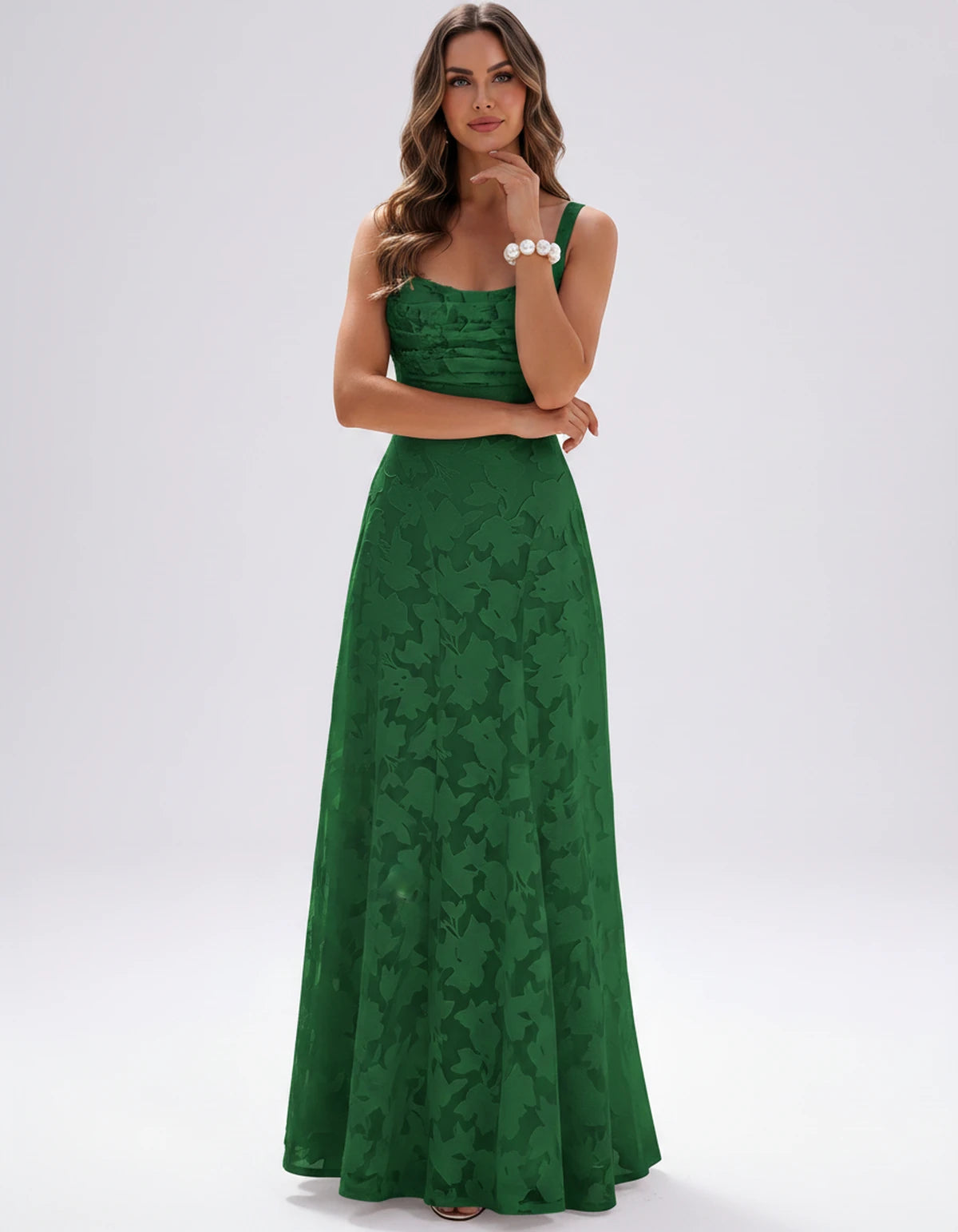 Zephyrine Maxi Dresses — Green | SKU: RB-723142-green-2,RB-723142-green-4,RB-723142-green-6,RB-723142-green-8,RB-723142-green-10,RB-723142-green-12,RB-723142-green-14,RB-723142-green-16,RB-723142-green-16W,RB-723142-green-18W,RB-723142-green-20W,RB-723142-green-22W