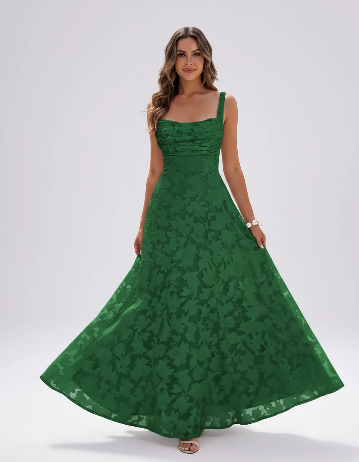 Zephyrine Maxi Dresses — Green | SKU: RB-723142-green-2,RB-723142-green-4,RB-723142-green-6,RB-723142-green-8,RB-723142-green-10,RB-723142-green-12,RB-723142-green-14,RB-723142-green-16,RB-723142-green-16W,RB-723142-green-18W,RB-723142-green-20W,RB-723142-green-22W