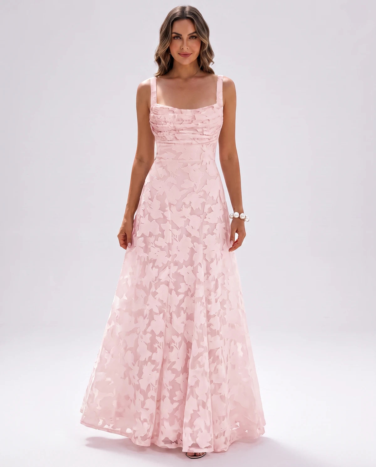 Zephyrine Maxi Dresses — Pink