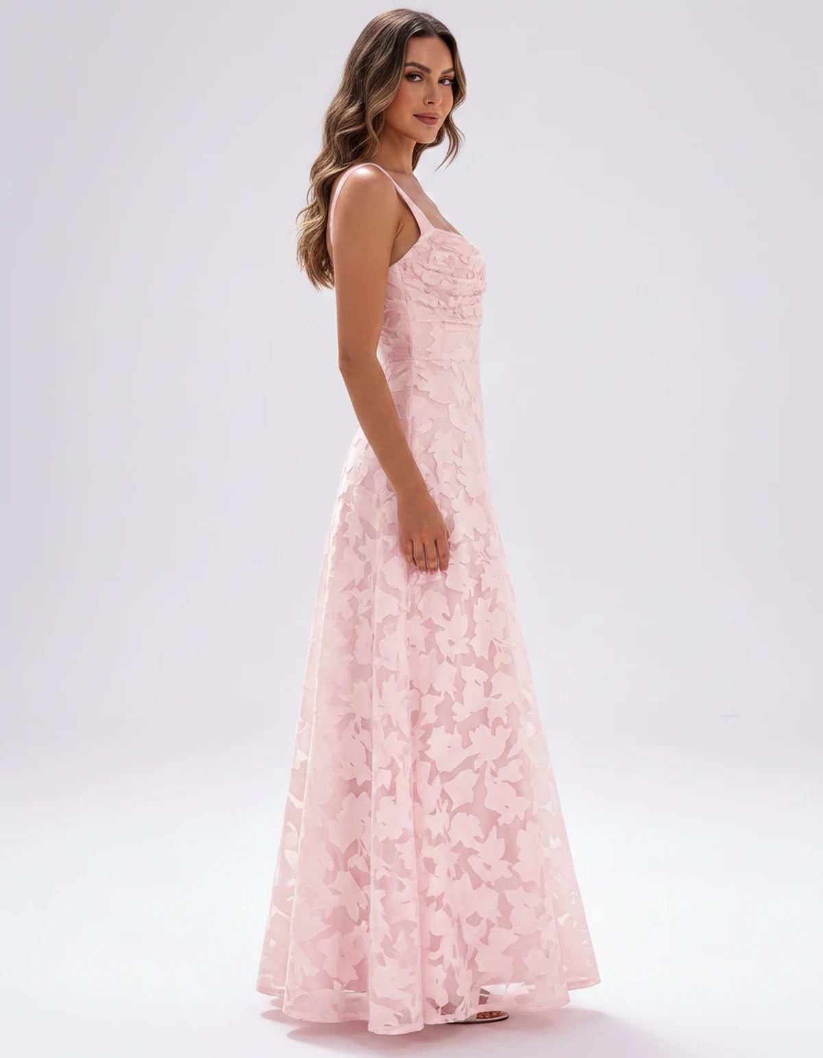 Zephyrine Maxi Dresses — Pink | SKU: RB-723142-pink-2,RB-723142-pink-4,RB-723142-pink-6,RB-723142-pink-8,RB-723142-pink-10,RB-723142-pink-12,RB-723142-pink-14,RB-723142-pink-16,RB-723142-pink-16W,RB-723142-pink-18W,RB-723142-pink-20W,RB-723142-pink-22W