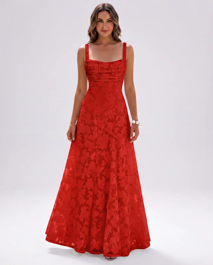 Zephyrine Maxi Dresses — Red