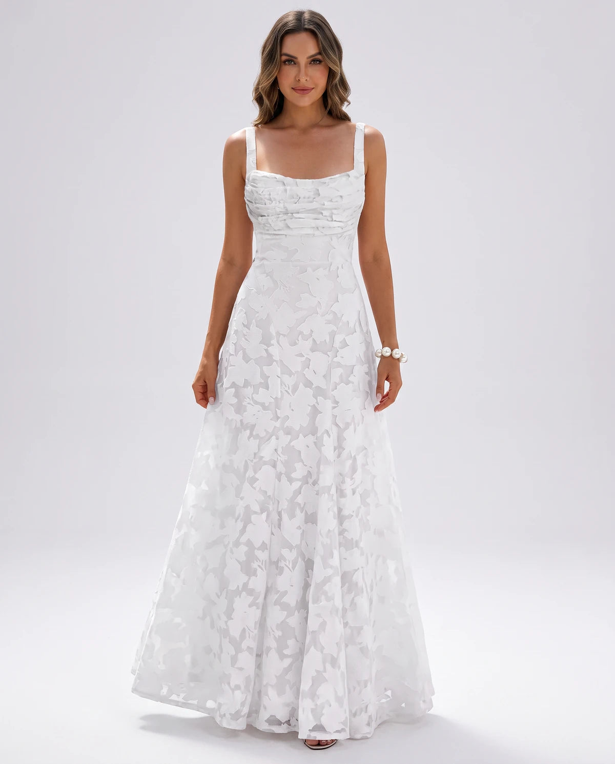 Zephyrine Maxi Dresses — White