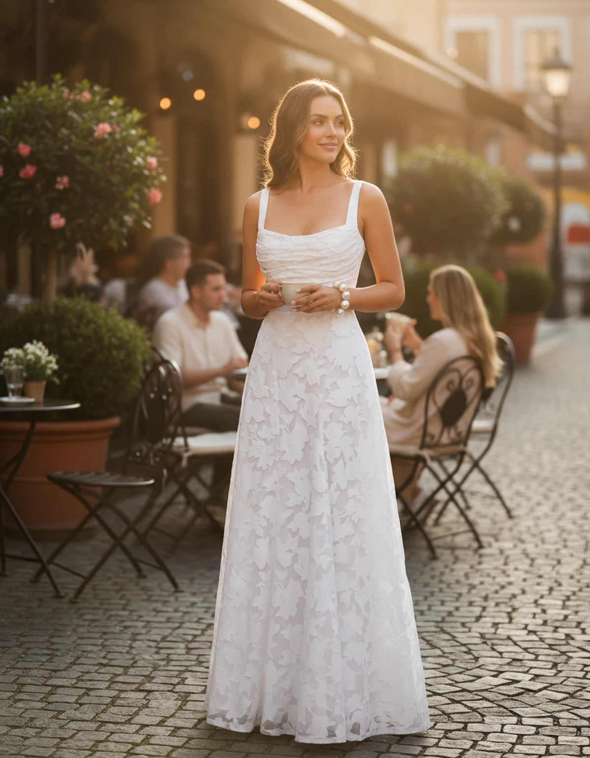 Zephyrine Maxi Dresses — White | SKU: RB-723142-white-2,RB-723142-white-4,RB-723142-white-6,RB-723142-white-8,RB-723142-white-10,RB-723142-white-12,RB-723142-white-14,RB-723142-white-16,RB-723142-white-16W,RB-723142-white-18W,RB-723142-white-20W,RB-723142-white-22W