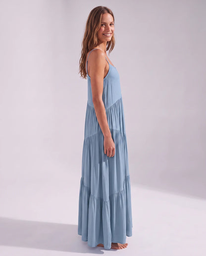 Zinnia Maxi Dresses — Blue | SKU: RB-5055a3-blue-XS,RB-5055a3-blue-S,RB-5055a3-blue-M,RB-5055a3-blue-L,RB-5055a3-blue-XL,RB-5055a3-blue-2XL