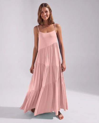 Zinnia Maxi Dresses — Pink